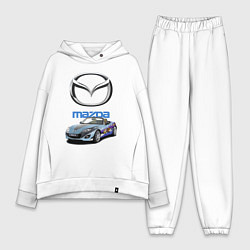 Женский костюм оверсайз Mazda Japan, цвет: белый