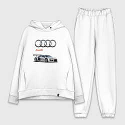 Женский костюм оверсайз Audi Germany, цвет: белый