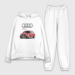 Женский костюм оверсайз Audi Germany Prestige, цвет: белый