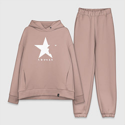 Женский костюм оверсайз David bowie,, цвет: пыльно-розовый