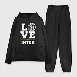 Женский костюм оверсайз Inter Love Classic, цвет: черный