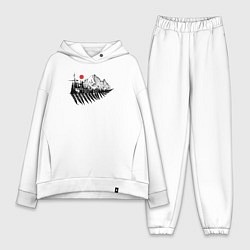 Женский костюм оверсайз Forest Riders, цвет: белый