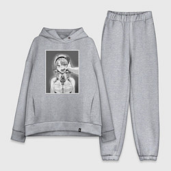 Женский костюм оверсайз Ахегао ahegao