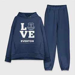 Женский костюм оверсайз Everton Love Classic, цвет: тёмно-синий