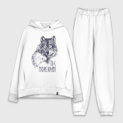 Женский костюм оверсайз Лес мой храм: смерть не страшна