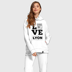 Женский костюм оверсайз Lyon Love Классика, цвет: белый — фото 2
