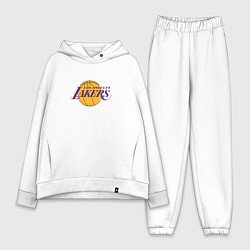 Женский костюм оверсайз Лос-Анджелес Лейкерс NBA, цвет: белый