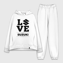 Женский костюм оверсайз Suzuki Love Classic, цвет: белый