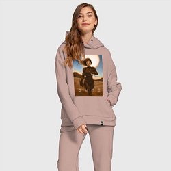 Женский костюм оверсайз DUNE Chani, цвет: пыльно-розовый — фото 2