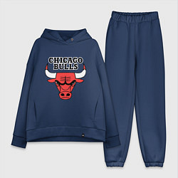 Женский костюм оверсайз Chicago Bulls