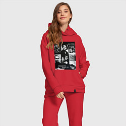 Женский костюм оверсайз Depeche Mode 101 Vintage 1988, цвет: красный — фото 2