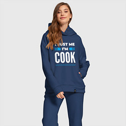 Женский костюм оверсайз Trust me Im cook, цвет: тёмно-синий — фото 2