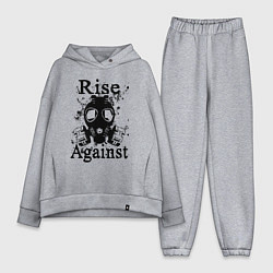 Женский костюм оверсайз Rise Against rock