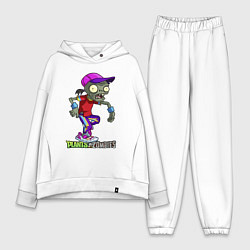 Женский костюм оверсайз Zombie on sport, цвет: белый