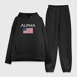 Женский костюм оверсайз Alpha USA