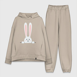 Женский костюм оверсайз Скандинавский заяц