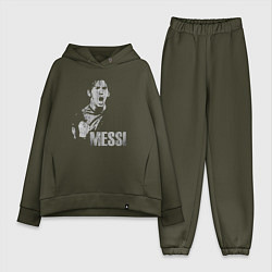 Женский костюм оверсайз Leo Messi scream