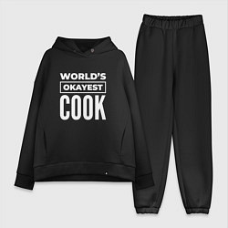 Женский костюм оверсайз Worlds okayest cook