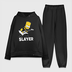 Женский костюм оверсайз Slayer Барт Симпсон рокер