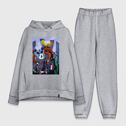 Женский костюм оверсайз Subnautica морские чудовища