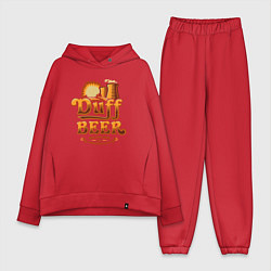 Женский костюм оверсайз Duff beer brewing