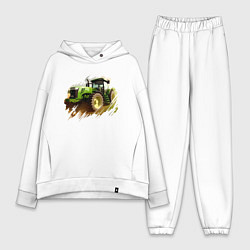Женский костюм оверсайз Farming Simulator - brushstroke, цвет: белый