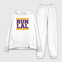 Женский костюм оверсайз Run Lakers