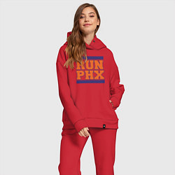 Женский костюм оверсайз Run Phoenix Suns, цвет: красный — фото 2