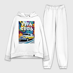 Женский костюм оверсайз Viva Cuba - car - retro