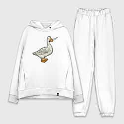 Женский костюм оверсайз Утка повар