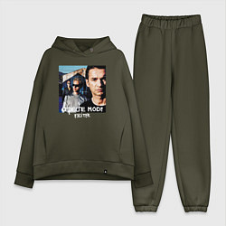 Женский костюм оверсайз Depeche Mode Exciter Tour, цвет: хаки