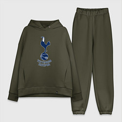 Женский костюм оверсайз Tottenham Hotspur fc sport, цвет: хаки