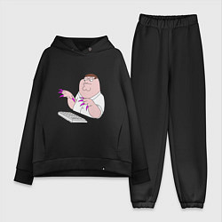 Женский костюм оверсайз Питер Гриффен с длинными ногтями