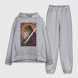 Женский костюм оверсайз Pepe samurai, цвет: меланж