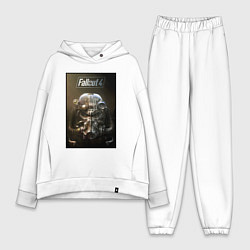 Женский костюм оверсайз Fallout armour poster