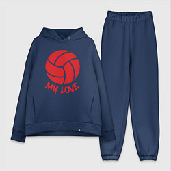 Женский костюм оверсайз Volleyball my love
