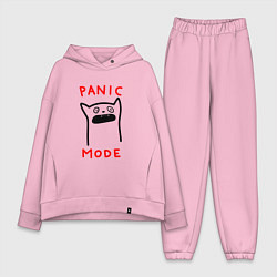 Женский костюм оверсайз Panic mode - котик