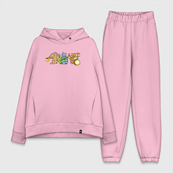 Женский костюм оверсайз Кошачий ансамбль