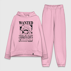 Женский костюм оверсайз Листовка Луффи 5 гир йонко One Piece