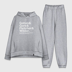 Женский костюм оверсайз Depeche Mode - GGFW, цвет: меланж