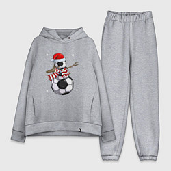 Женский костюм оверсайз Soccer snowman