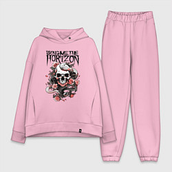 Женский костюм оверсайз Bring Me the Horizon - A skull with roses