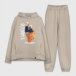 Женский костюм оверсайз Плюшевый медвежонок танцор