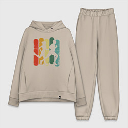 Женский костюм оверсайз Бегуны