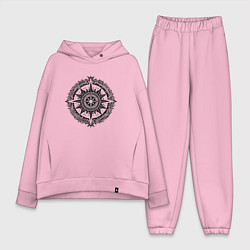 Женский костюм оверсайз Роза ветров