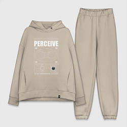 Женский костюм оверсайз Perceive streetwear