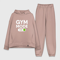 Женский костюм оверсайз Gym mode on