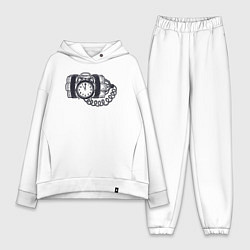 Женский костюм оверсайз Динамит с будильником