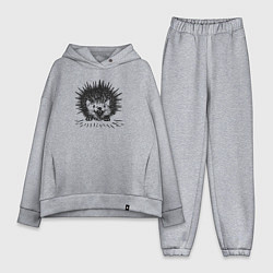 Женский костюм оверсайз Великолепие лесных обитателей