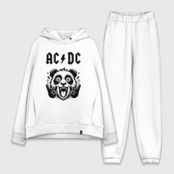 Женский костюм оверсайз AC DC - rock panda